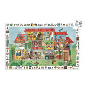 Vyhľadávacie puzzle s plagátom – Dom – 35 ks