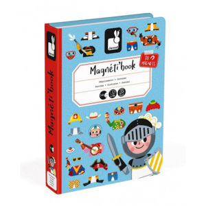 Magnetická kniha - skladačka Obliekanie Chlapci