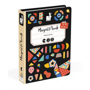 Magnetická kniha - skladačka Moduloform Tvary