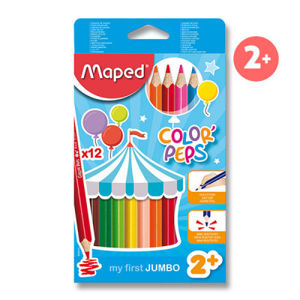 Pastelky Maped Color´s Peps Jumbo- 12 farieb