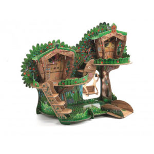 3D kartónová skladačka – Stromový dom