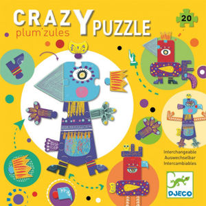 Kreatívne puzzle – prapodivné zvieratká – 20 ks