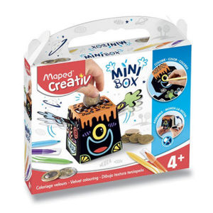 Minibox Maped Creativ – Zamatové maľovanie – pokladnička