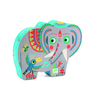Puzzle – slon indický – 24 dielikov