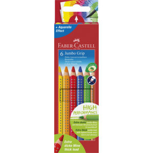 Farbičky Faber-Castell Jumbo Grip - 6 farieb
