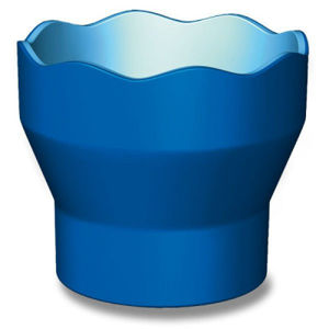 Kelímok na vodu Faber-Castell Click & Go modrý