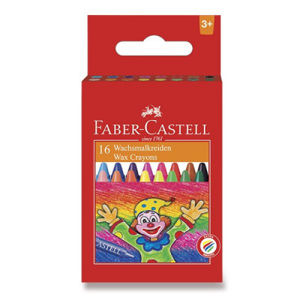 Voskovky Faber-Castell guľaté - 16 farieb