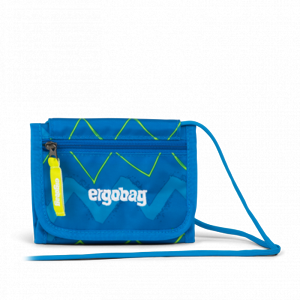 Peňaženka Ergobag  - modro zelená zig zag