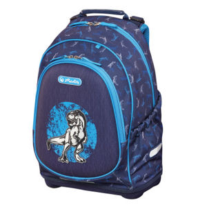 Školský batoh Herlitz Bliss - Modrý dino