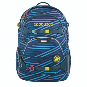 Školský ruksak coocazoo ScaleRale, Zebra Stripe Blue, certifikát AGR
