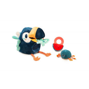 Lilliputiens – multifunkčná plyšová hračka – tukan Pablo