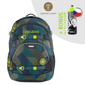 Školský ruksak coocazoo ScaleRale, Polygon Bricks + zdravá fľaša za 0,05 EUR