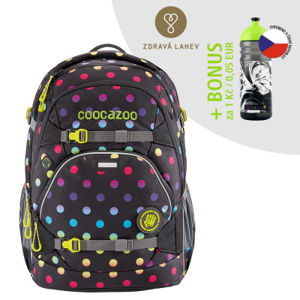 Školský ruksak Coocazoo ScaleRale, Magic Polka Colorful + zdravá fľaša za 0,05 EUR