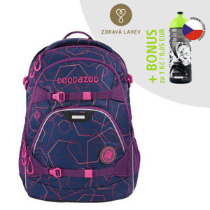 Školský ruksak coocazoo ScaleRale, Laserbeam Plum + zdravá fľaša za 0,05 EUR