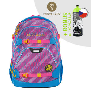Školský ruksak coocazoo ScaleRale, MeshFlash Neonpink + zdravá fľaša za 0,05 EUR