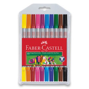 Detské fixky Faber-Castell - 10 farieb