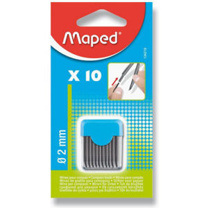 Náhradné tuhy do kružidla Maped - 10 ks v balení