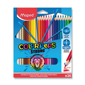 Pastelky Maped Color'Peps Strong - 24 farieb