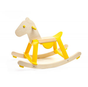 Hojdací koník žltý
