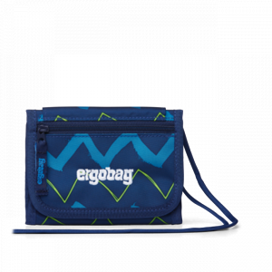Peňaženka Ergobag - blue zig zag