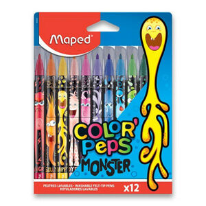 Detské fixky Maped Color'Peps Monster - 12 farieb