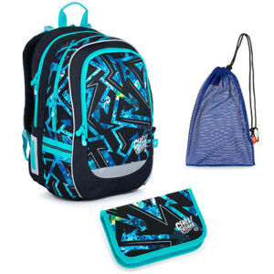 Set pre školáka Topgal CODA 21020 B SET MEDIUM - školská taška, vrecko na prezuvky, školský peračník