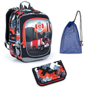 Set pre školáka Topgal ENDY 21013 B SET MEDIUM - školská taška, vrecko na prezuvky, školský peračník