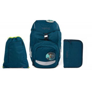 Školská súprava Ergobag prime - Eco blue - batoh + peračník + športový vak