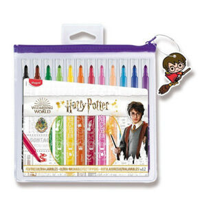 Detské fixky Maped Color'Peps Harry Potter - 12 farieb, puzdro na zips