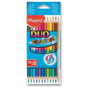Pastelky Maped Color'Peps Duo - obojstranné pastelky, 24 farieb