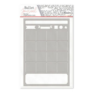Šablóna Bullet Journal - Kalendárium