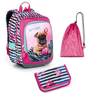 Školský set Topgal ENDY 22005 G - školská taška + peračník + vrecko na prezuvky