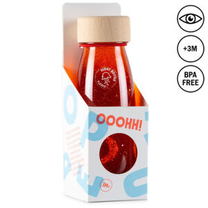 Senzorická plávajúca fľaša - Oranžová, 250 ml