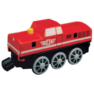 Maxim – dieselová elektrická lokomotíva červená