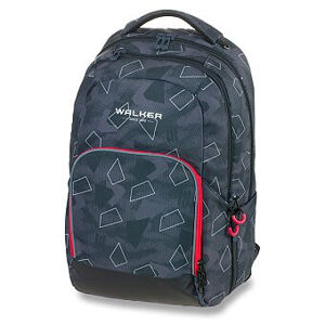 Školský batoh WALKER, College 2.0, Grey Polygon