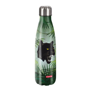 Izolovaná fľaška na nápoj z nehrdzavejúcej ocele Step by Step, 0,50 l, Čierny panter Chiko