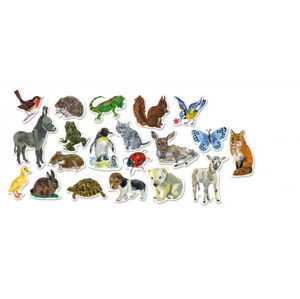 Drevené magnetky – Zvieratká – 20 ks