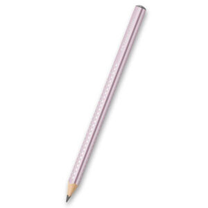 Grafitová ceruzka F-C Jumbo Sparkle Rose metallic