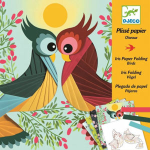 Výtvarná hra – Vtáci – iris folding – skladanie papiera